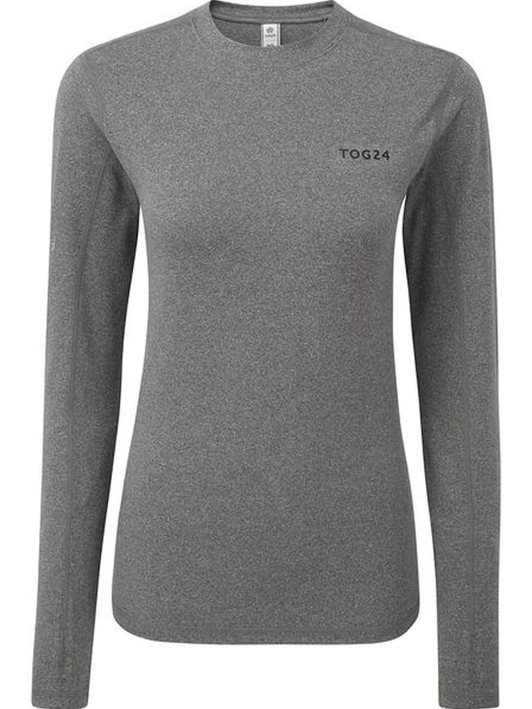 Tog 24 Light Grey Snowdon Thermal Base Layer Crew Neck Top - Image 3 of 3