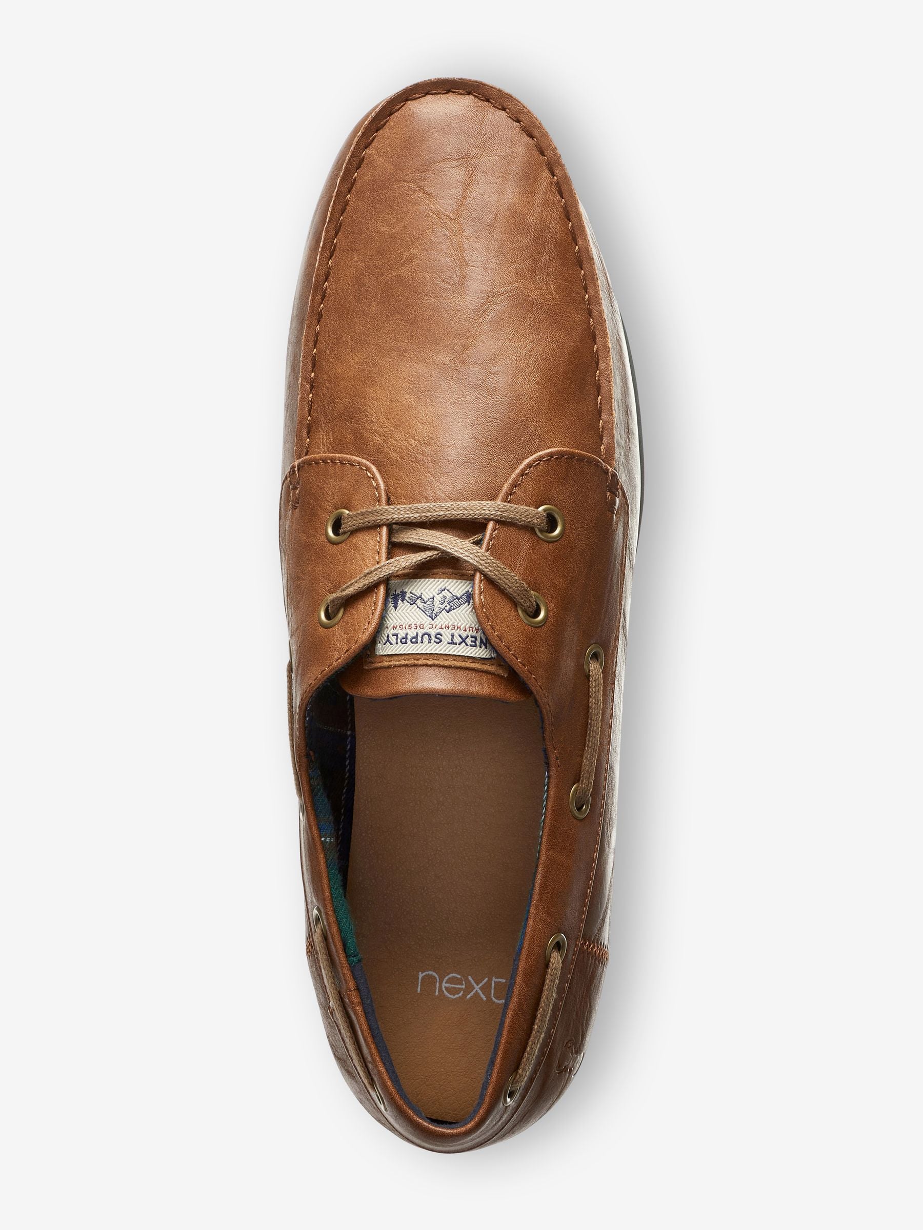 Buy Tan Brown Boat Shoes from Next Luxembourg