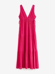 Pink Sleeveless Maxi Summer Dress - Image 1 of 1