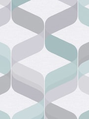 Graham & Brown Green Retro 10M Wallpaper - Image 3 of 3