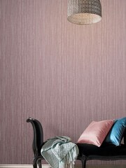 Graham & Brown Pink Bamboo Texture 10M Wallpaper - Image 1 of 3