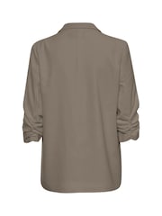 Soaked in Luxury Shirley 3/4 Sleeve Open Front Blazer - Image 1 of 5