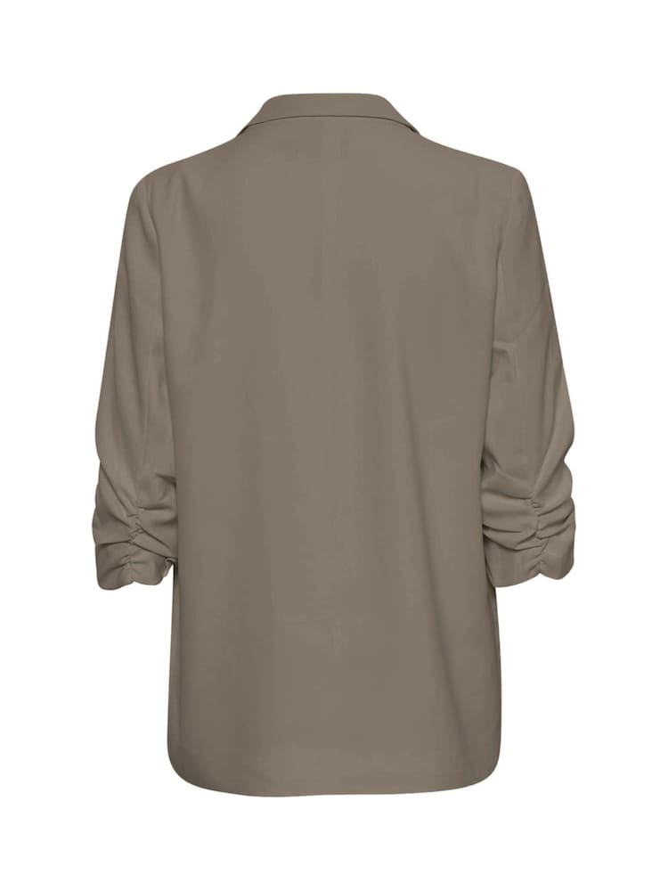 Soaked in Luxury Shirley 3/4 Sleeve Open Front Blazer - Image 1 of 5