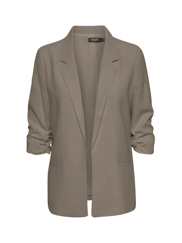 Soaked in Luxury Shirley 3/4 Sleeve Open Front Blazer - Image 2 of 5
