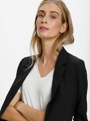 Soaked in Luxury Shirley 3/4 Sleeve Open Front Blazer - Image 6 of 8
