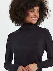 Saint Tropez Black Mila Rollneck Dress - Image 4 of 6