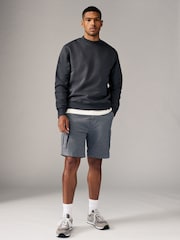 Gris - 100% Cotton Cargo Shorts - Imagen 2 de 5