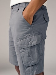 Gris - 100% Cotton Cargo Shorts - Imagen 5 de 5