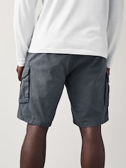 Blue 100% Cotton Cargo Shorts - Image 3 of 8