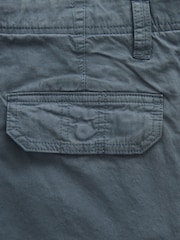 Blue 100% Cotton Cargo Shorts - Image 8 of 8