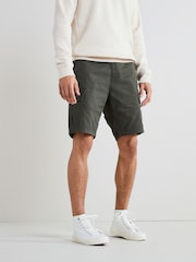 Khaki Green 100% Cotton Cargo Shorts - Image 29 of 38