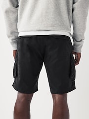 Negro - 100% Cotton Cargo Shorts - Imagen 3 de 9