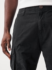 Negro - 100% Cotton Cargo Shorts - Imagen 5 de 9