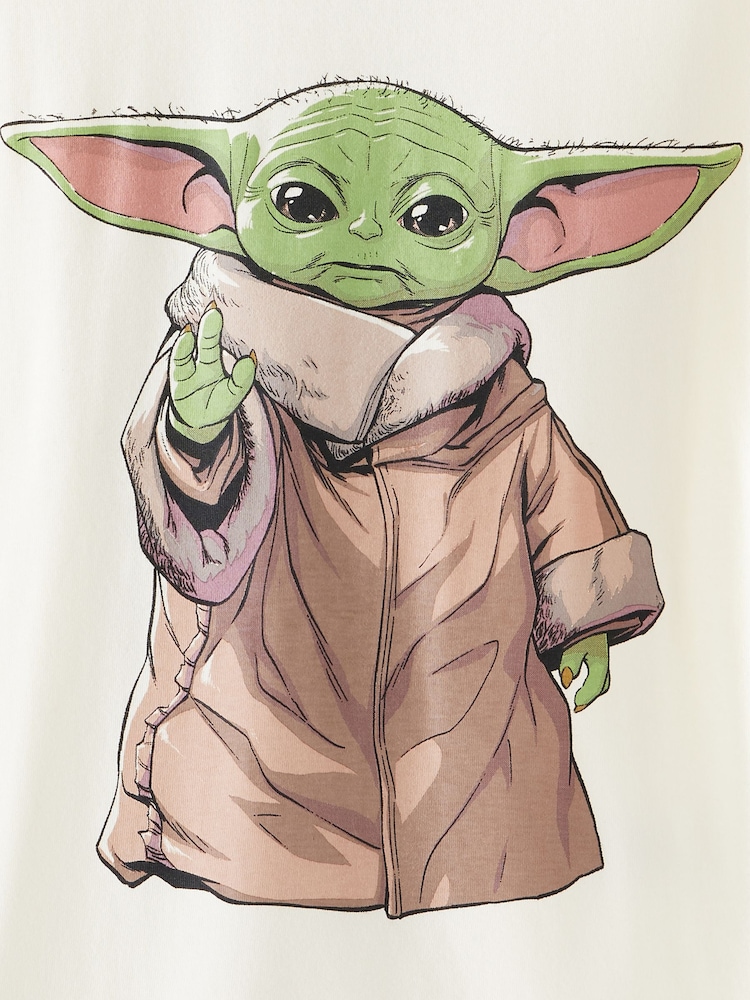 Baby Yoda Licensed Star Wars 100% Cotton T-Shirt (3-16yrs) - Image 3 of 3