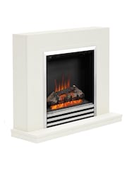 Be Modern White Colby Electric Fireplace - Image 3 of 5