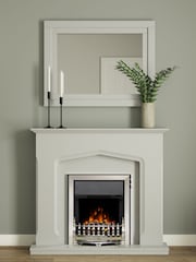 Be Modern Grey Bramwell Electric Fireplace - Image 1 of 5
