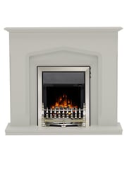 Be Modern Grey Bramwell Electric Fireplace - Image 2 of 5