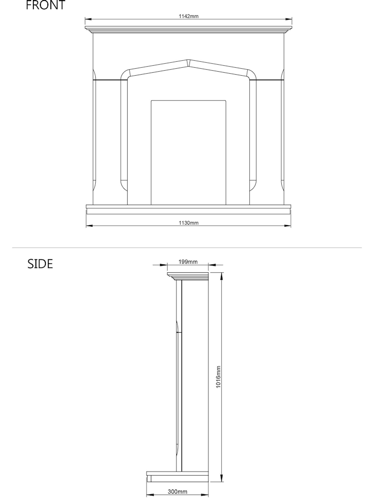Be Modern Grey Bramwell Electric Fireplace - Image 5 of 5