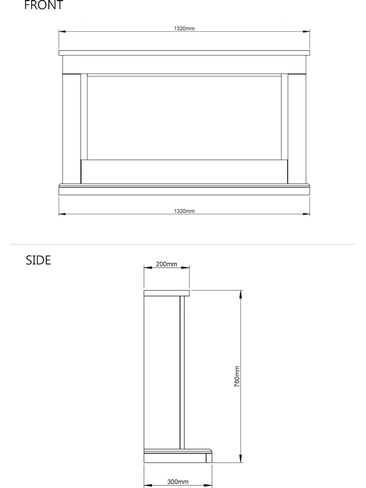 Be Modern Cream Hansford Grande Electric Fireplace - Image 5 of 5 Be Modern Cream Hansford Grande Electric Fireplace - Image 5 of 5