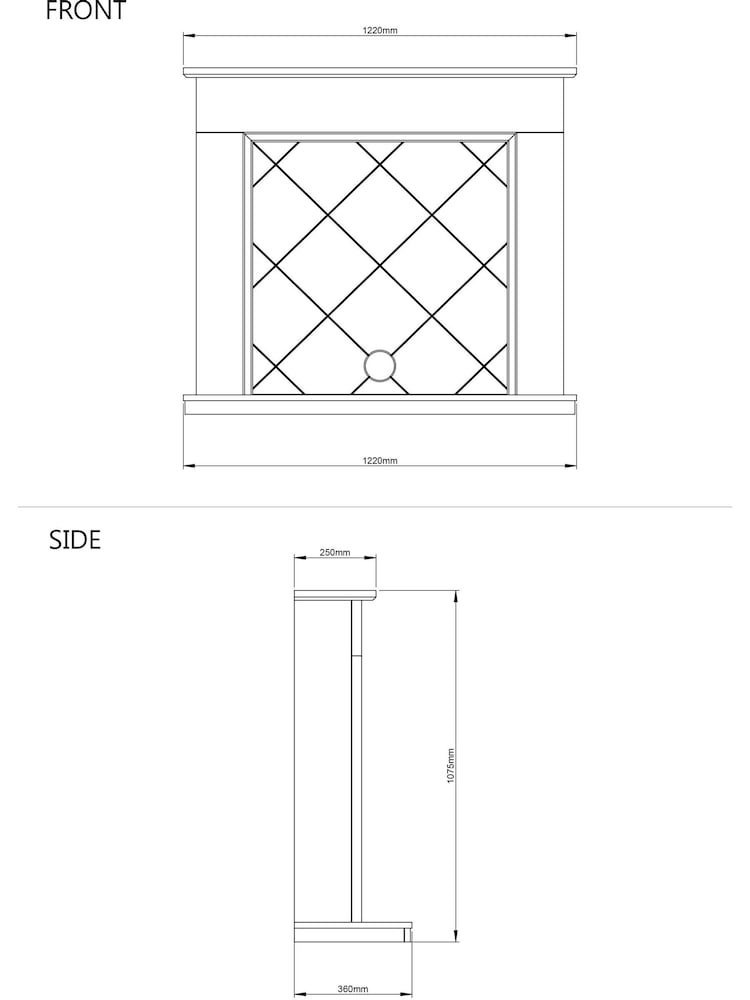 Be Modern White Kingsbridge Inglenook Electric Fireplace - Image 5 of 5