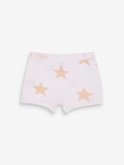 White/Pink 3 Pack Kind To Skin Shorts (1.5-12yrs) - Image 4 of 6