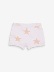 White/Pink 3 Pack Kind To Skin Shorts (1.5-12yrs) - Image 5 of 6
