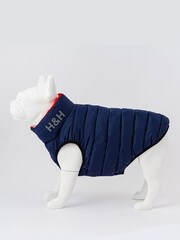 Red Hugo & Hudson Reversible Padded Dog Coat - Image 3 of 4