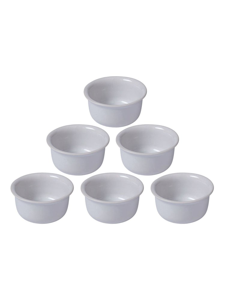 Pyrex Set of 6 Clear Supreme Ramekins 9cm - Image 1 of 3