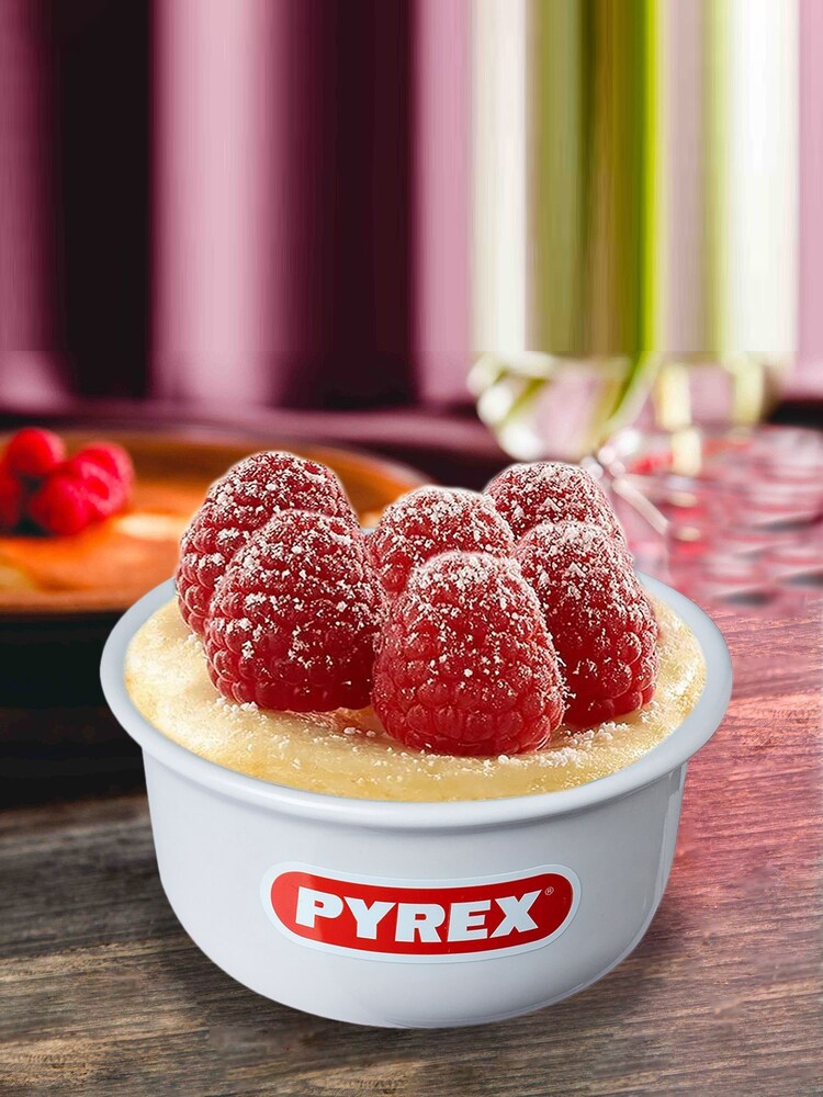 Pyrex Set of 6 Clear Supreme Ramekins 9cm - Image 2 of 3