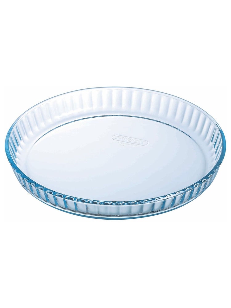 Pyrex Set of 2 Clear Bake & Enjoy Glass Quiche Dishes 31cm - Image 3 of 3