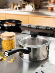 Pyrex Set of 3 Clear Expert Touch Saucepan Set - Image 1 of 3