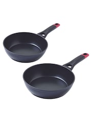 Pyrex Set of 2 Clear Optima Deep Fry Pan Set - Image 1 of 4
