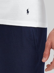 Polo Ralph Lauren White Slim 100% Cotton T-Shirts 3 Pack - Image 4 of 5