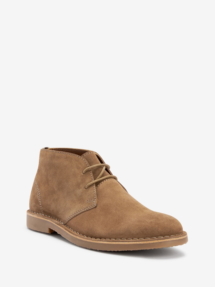 Brown Light Suede Desert Boots - Image 3 of 8