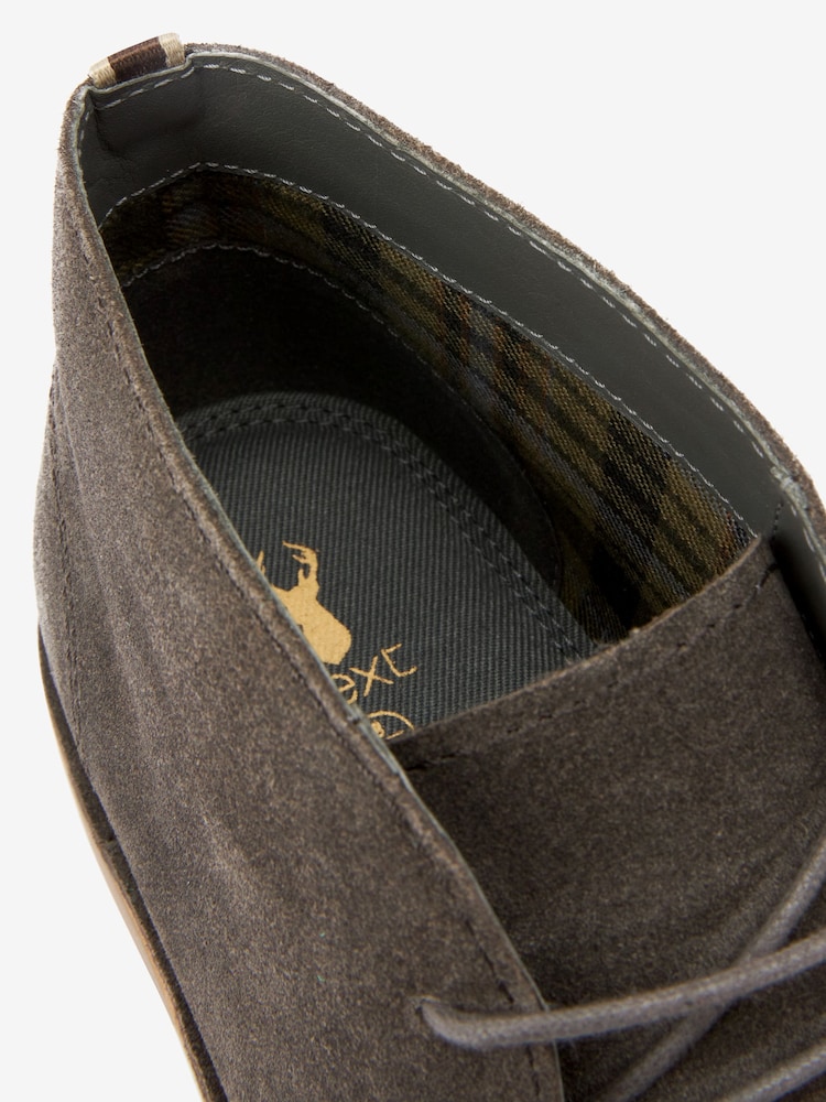 Grey Suede Desert Boots - Image 5 of 6