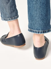 Navy Blue Regular/Wide Fit Forever Comfort® Slim Sole Loafers - Image 5 of 6