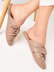 Pink Forever Comfort® Closed Toe Twist Mules - Image 1 of 6