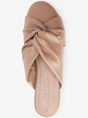 Pink Forever Comfort® Closed Toe Twist Mules - Image 5 of 6
