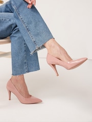Nude Pink Regular/Wide Fit Forever Comfort® Mid Heel Court Shoes - Image 1 of 4