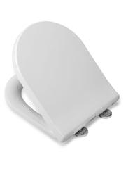 CROYDEX White Malo White Long D Shape Toilet Seat - Image 3 of 4