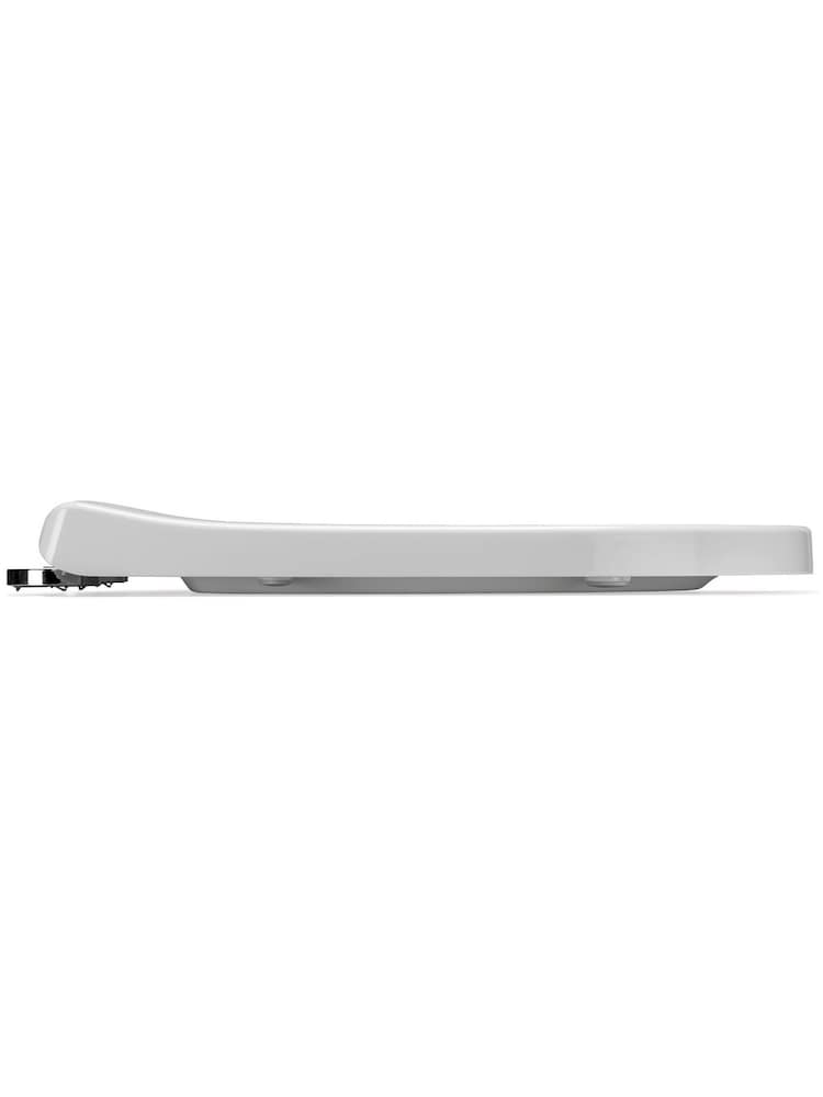 CROYDEX White Malo White Long D Shape Toilet Seat - Image 4 of 4