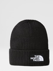 The North Face Black Kids Box Logo Cuffed Beanie - Image 1 of 4