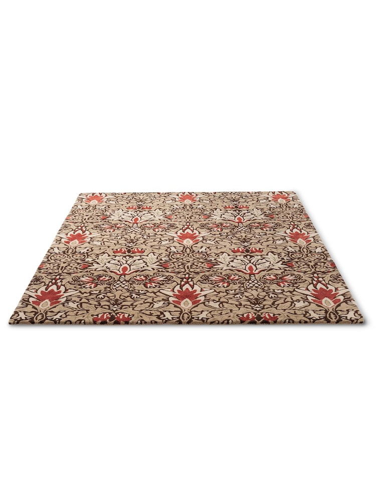 Morris & Co. Grey Artichoke Rug - Image 2 of 4