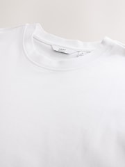 White Relaxed Fit Heavyweight T-Shirt - Image 12 of 12
