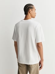 White Relaxed Fit Heavyweight T-Shirt - Image 8 of 12