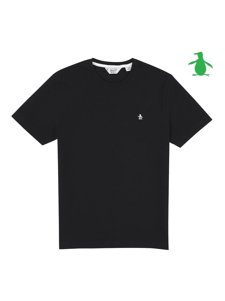 Original Penguin Pin Point 100% Cotton Logo T-Shirt - Image 3 of 3