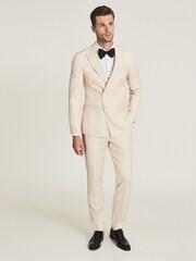 Reiss White Slim Fit Dinner Shirt - Image 6 of 6