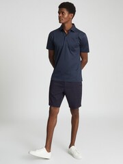 Reiss Navy Casual Chino Shorts - Image 1 of 5