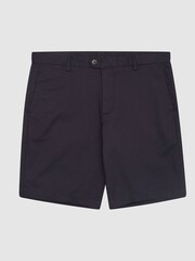 Reiss Navy Casual Chino Shorts - Image 2 of 5