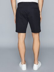 Reiss Navy Casual Chino Shorts - Image 5 of 5